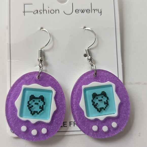 Tamagotchi earrings - Picture 2 of 7